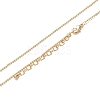 Brass Ball Chain Necklaces X-NJEW-K123-02G-1