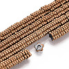 Electroplated Synthetic Non-magnetic Hematite Beads Strands G-T139-63D-1