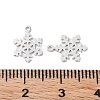 Rhodium Plated 925 Sterling Silver Charms STER-C003-19P-3