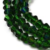 Transparent Electroplate Glass Beads Strands LS-GLAA-F029-2mm-D25-3