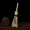 Witch Broom Straw with Natural Gemstone Witch Brooms PW-WG5AE4E-07-1