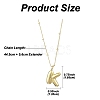 1Pc Initial Letter Brass Pendant Necklaces NJEW-YW0001-24K-2