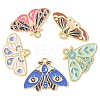 30Pcs 5 Styles Alloy Enamel Pendants ENAM-CJ0005-34-8