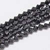 Imitate Austrian Crystal Bicone Glass Beads Strands X-GLAA-F029-4x4mm-02-1