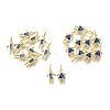 Brass Micro Pave Cubic Zirconia Pendants KK-D339-02G-09-2