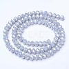 Electroplate Glass Beads Strands EGLA-A034-P10mm-B11-2