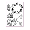 Leaf & Pumpkin & Mushroom Silicone Stamps PW-WGCF3FF-01-1