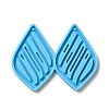 DIY Teardrop with Stripe Pendant Silicone Molds DIY-I099-40-1