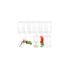 Transparent PET Tea Storage Boxes CON-WH0106-08H-7