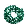 Electroplate Glass Beads Strands EGLA-A044-T4mm-A18-3