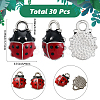 30Pcs Zinc Alloy Charms FIND-SC0021-85P-2