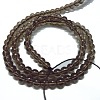 Synthetic Smoky Quartz Beads Strands X-G-C076-6mm-4A-2