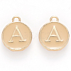 Golden Plated Alloy Enamel Charms ENAM-S118-06A-1
