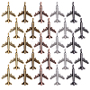 125Pcs 5 Colors Tibetan Style Alloy Pendants FIND-GA0008-53-1