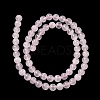 Natural Pink Calcite Beads Strands G-Z103-A01-6mm-3