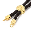 Twisted Nylon Cord Silder Bracelets DIY-B066-03G-08-3