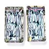 Embossed Glass Rhinestone Pendants GLAA-J101-07B-001VL-3