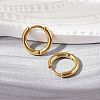 304 Stainless Steel Huggie Hoop Earrings EJEW-G272-02-8mm-G-2