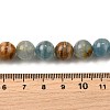 Natural Blue Calcite Beads Strands G-H312-C02-10mm-5