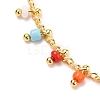 Glass Charm Bracelets BJEW-JB05600-03-2