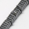 Electroplate Non-magnetic Synthetic Hematite Beads Strands G-J165-4mm-M-4