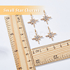 DICOSMETIC 50Pcs Alloy Rhinestone Pendants FIND-DC0003-74-3