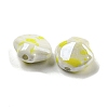 Shell Shape Glazed Porcelain Beads PORC-E022-01C-3