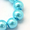 Baking Paint Glass Pearl Bead Strands HY-Q003-3mm-48-3