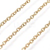 PVD Vacuum Plating 304 Stainless Steel Cable Chains CHS-R008-22G-1