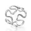 Tarnish Resistant 304 Stainless Steel Wide Band Rings RJEW-G081-29P-19mm-2