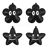 4Pcs 2 Styles Imitation Leather Pendants FIND-YW0007-59-1