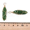 Lampwork Pendants GLAA-T023-07F-4