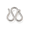 Brass M-Hook Clasps KK-CBA0DF0-14A-P-1