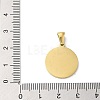 Ion Plating(IP) 304 Stainless Steel Pendants STAS-I204-D-G-3
