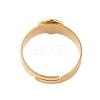Adjustable 304 Stainless Steel Finger Rings Components STAS-F149-21G-B-3