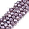 Electroplate Glass Beads Strands EGLA-A044-P6mm-A13-1
