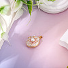 1Pc Brass Enamel Locket Pendants KK-TADJ0001-05B-4