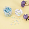Pearlized Eco-Friendly Dyed Glass Pearl Round Bead HY-PH0002-17-B-6