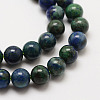 Natural Chrysocolla and Lapis Lazuli Beads Strands G-G735-07-8mm-3