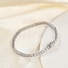 Brass Micro Pave Clear Cubic Zirconia Bracelets for Women BJEW-M047-03P-1