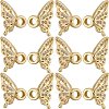 SUNNYCLUE 10 Sets Brass Micro Pave Clear Cubic Zirconia Pendants KK-SC0004-15-1