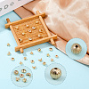 1200Pcs 6 Styles CCB Plastic Spacer Beads CCB-PA0001-09G-4