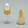 Faceted Natural Citrine Openable Perfume Bottle Pendants G-E556-11B-1