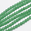 Natural & Dyed Malaysia Jade Bead Strands G-A146-6mm-A04-1