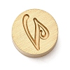 Golden Tone Brass Letter Stamps LS-KK-R005-01V-1