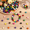 660Pcs 11 Colors Dyed Natural Maple Wood Beads WOOD-PA0001-61A-4