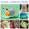 Light Gradient Segment Dyed Polyester Yarn DIY-TADJ0002-005A-8
