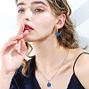200Pcs 5 Colors Alloy Glue-on Flat Pad Bails for Pendant Making FIND-DR0001-48-7
