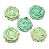 Synthetic Turquoise Carved Pendants G-Z088-01D-1