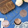 5Pcs 5 Colors Brass Square Snake Chain Necklace Making MAK-YW0001-24-6